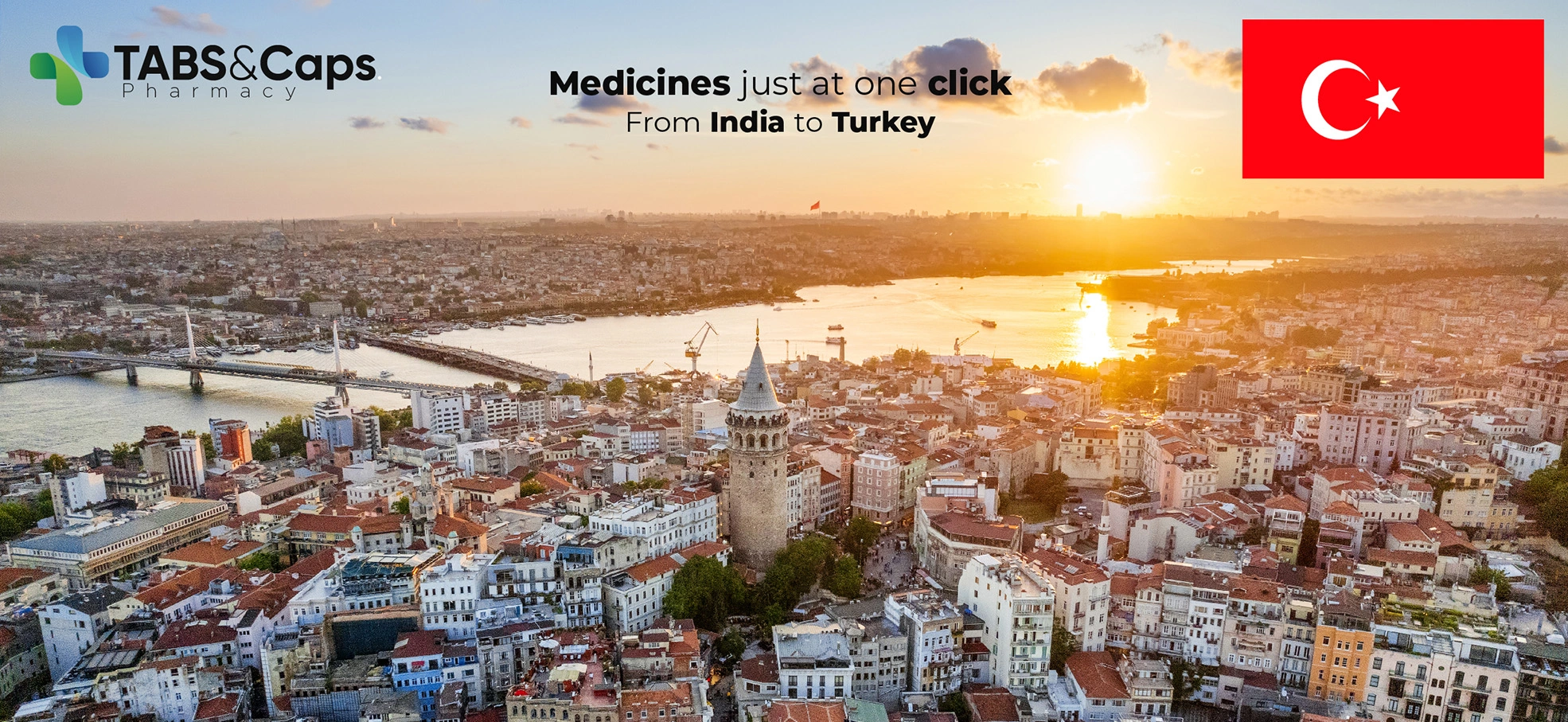 Tabsncaps medicine delivery to Turkey