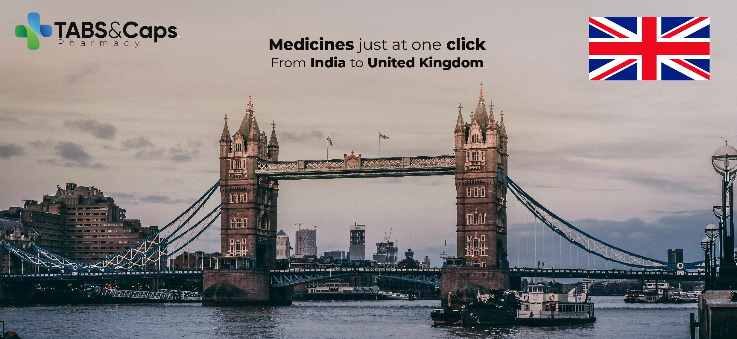 Tabsncaps medicine delivery to United Kingdom